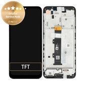Συγκρότημα οθόνης για Motorola Moto G30, XT2129, Phantom Black, Service Pack
