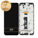 Συγκρότημα οθόνης για Motorola Moto G30, XT2129, Phantom Black, Service Pack