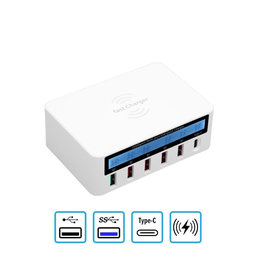 WLX-818F Σταθμός φόρτισης σέρβις με USB 3.0 και USB-C