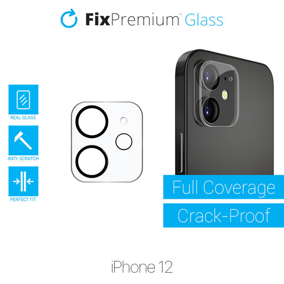 Προστατευτικό φακού πίσω κάμερας για iPhone 12, FixPremium
