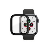 Προστατευτικό Γυαλί για Apple Watch 4, 5, 6, SE (1st gen), SE (2nd gen) 40mm, Full Body AB, Μαύρο, Black, PanzerGlass