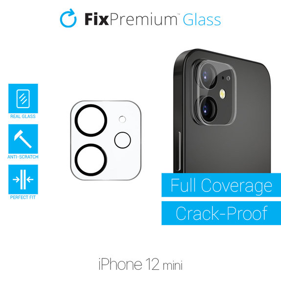 Προστατευτικό φακού πίσω κάμερας για iPhone 12 mini, FixPremium