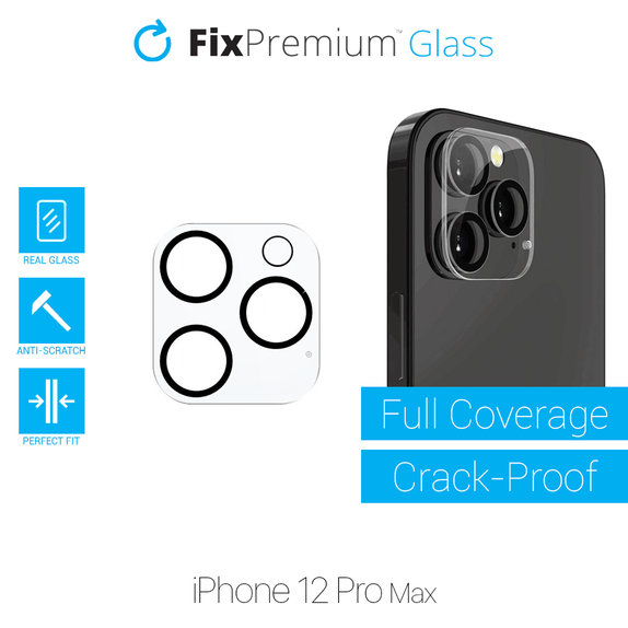 Προστατευτικό φακού πίσω κάμερας για iPhone 12 Pro Max, FixPremium