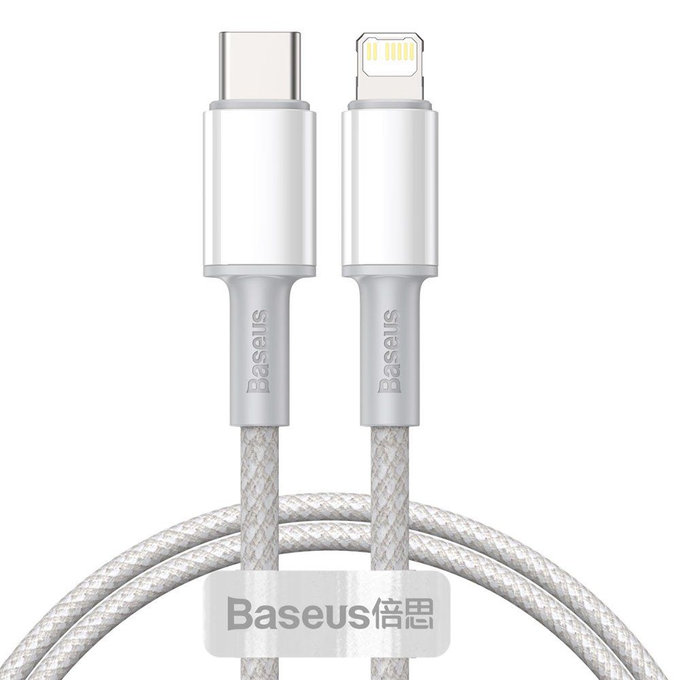 Καλώδιο Lightning / USB-C (1m) | Λευκό | White | Baseus