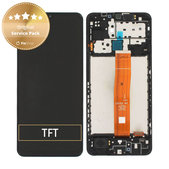 Συγκρότημα οθόνης για Samsung M12, M127F, Μαύρο, Black, Service Pack