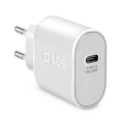 Αντάπτορας Φόρτισης USB-C 20W, λευκός | SBS