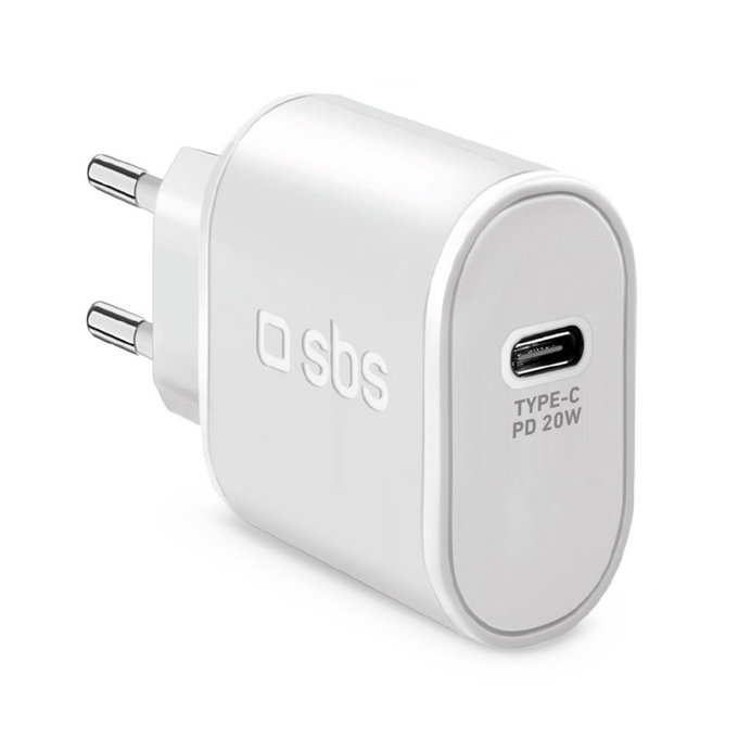 Αντάπτορας Φόρτισης USB-C 20W, λευκός | SBS