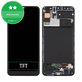 Συγκρότημα οθόνης για Samsung A30s, A307F, Prism Crush Black, Aftermarket