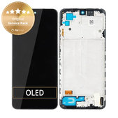 Συγκρότημα οθόνης για Xiaomi Redmi Note 10, Onyx Gray, Genuine Service Pack