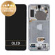 Συγκρότημα οθόνης για Samsung S21 Plus, G996B, Phantom Silver, Service Pack