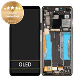 Συγκρότημα οθόνης για Sony Xperia 10 III, Μαύρο, Black, Service Pack
