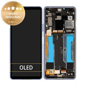 Συγκρότημα οθόνης για Sony Xperia 10 III, Μπλε, Blue, Service Pack