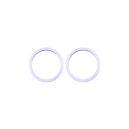 Πλαίσιο Φακού Πίσω Κάμερας για iPhone 11 | 12 | 12 Mini | Μωβ | Purple | 2τμχ