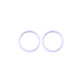 Πλαίσιο Φακού Πίσω Κάμερας για iPhone 11 | 12 | 12 Mini | Μωβ | Purple | 2τμχ