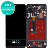 Συγκρότημα οθόνης για Huawei P30 Pro, P30 Pro 2020, Μαύρο, Black