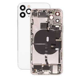 Πίσω Κάλυμμα με Μικρά Ανταλλακτικά για iPhone 11 Pro | Ασημί | Silver