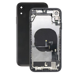 Πίσω Κάλυμμα με Μικρά Ανταλλακτικά για iPhone XR | Μαύρο | Black