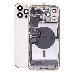 Πίσω Κάλυμμα με Μικρά Ανταλλακτικά για iPhone 12 Pro Max | Ασημί | Silver