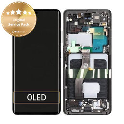 OLED/LCD Display Assembly για Samsung S21 Ultra | G998B | GH82-26035A | GH82-26036A | Phantom Black | Service Pack