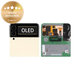 Συγκρότημα οθόνης για Samsung Z Flip 3, F711B, GH97-26773B, Cream, External, Service Pack