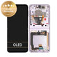 Συγκρότημα οθόνης για Samsung Z Flip 3, F711B, GH82-26273D, GH82-27244D, Lavender, Service Pack