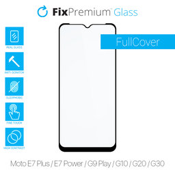 Θήκη FullCover Glass - Tempered Glass για Motorola Moto E7 Plus, E7 Power, G9 Play, G10, G20 & G30 | FixPremium