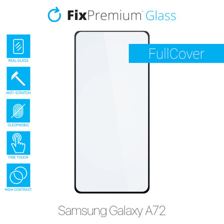 Θήκη FullCover Glass - Tempered Glass για Samsung A72 | FixPremium