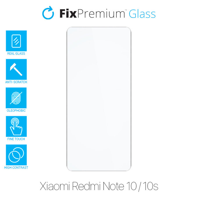Θήκη Tempered Glass για Xiaomi Redmi Note 10 & 10S | FixPremium