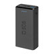 PowerBank 20 000 mAh, 2x USB, 2,1A | μαύρο | black | SBS