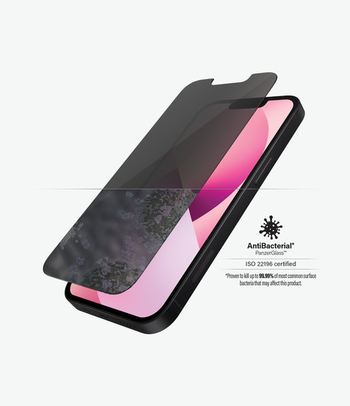 Προστατευτικό Γυαλί για iPhone 13 mini, Standard Fit Privacy AB, Transparent, PanzerGlass