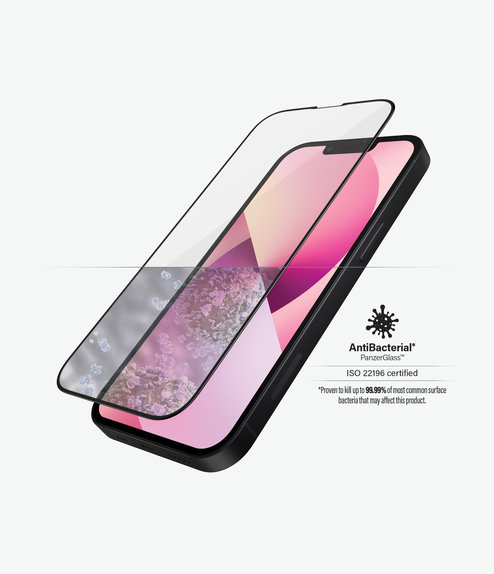 Προστατευτικό Γυαλί για iPhone 13 mini, Case Friendly AB, Μαύρο, Black, PanzerGlass