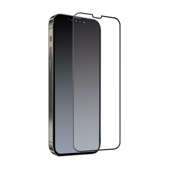 Προστατευτικό Γυαλί για iPhone 13 Pro Max, 14 Plus, Full Cover, Μαύρο, Black, SBS