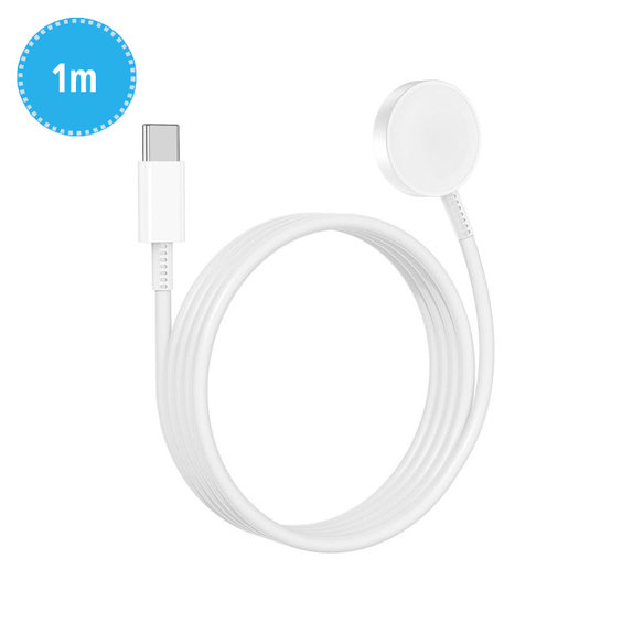 Μαγνητικός γρήγορος φορτιστής για καλώδιο USB-C για Apple Watch, 1 m, aluminium, bulk