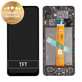Συγκρότημα οθόνης για Samsung A12, A127F, A032F, GH82-26485A, GH82-26486A, (Black), Service Pack