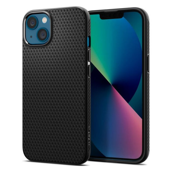 Θήκη Liquid Air για iPhone 13 mini, Μαύρο, Black, Spigen