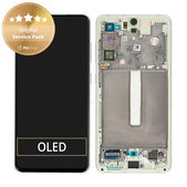 Συγκρότημα οθόνης για Samsung S21 FE, G990B, GH82-26414C, GH82-26420C, GH82-26590C, Green, Service Pack