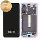 Συγκρότημα οθόνης για Samsung S21 FE, G990B, GH82-26414D, GH82-26420D, GH82-26590D, Violet, Service Pack