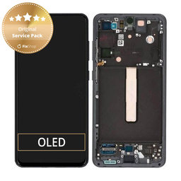 OLED/LCD Display Assembly για Samsung S21 FE | G990B | GH82-26414A | GH82-26420A | GH82-26590A | Graphite | Service Pack