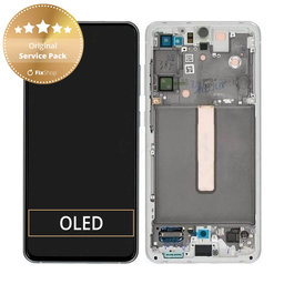 OLED/LCD Display Assembly για Samsung S21 FE | G990B | GH82-26414B | GH82-26420B | GH82-26590B | White | Service Pack