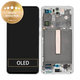 Συγκρότημα οθόνης για Samsung S21 FE, G990B, GH82-26414B, GH82-26420B, GH82-26590B, White, Service Pack