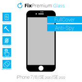 Προστατευτικό Γυαλί για iPhone 7, 8, SE 2020, SE 2022, Anti-Spy, FixPremium Privacy