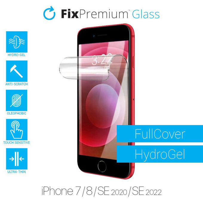 Προστατευτικό Οθόνης για iPhone 6, 6s, 7, 8, SE 2020 & SE 2022 | FixPremium HydroGel HD