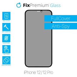 Προστατευτικό Γυαλί Anti-Spy για iPhone 12 & 12 Pro | FixPremium Privacy