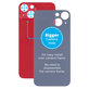 Πίσω Γυαλί με Μεγάλη Τρύπα Κάμερας για iPhone 13 | Red