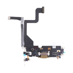 Επαφές Φόρτισης + Καλώδιο Flex για iPhone 13 Pro | Χρυσαφί | Gold