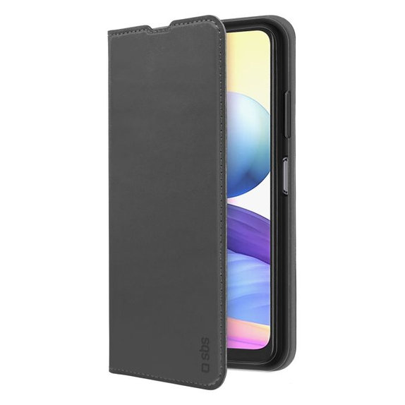 Θήκη Βιβλίο Πορτοφόλι Lite για Xiaomi Redmi Note 10 5G, Poco M3 Pro 5G, Μαύρο, Black, SBS