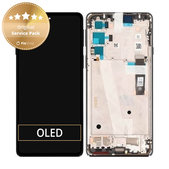 Συγκρότημα οθόνης για Motorola Edge 20, XT2143, Frostred Grey, Service Pack