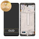 Συγκρότημα οθόνης για Samsung M52 5G, M526B, GH82-27091A, GH82-27094A, Μαύρο, Black, Service Pack
