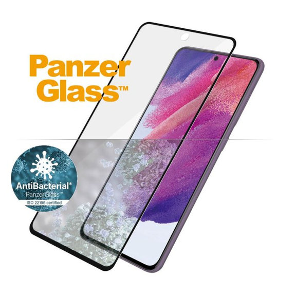 Προστατευτικό Γυαλί για Samsung S21 FE, Case Friendly AB, Μαύρο, Black, PanzerGlass