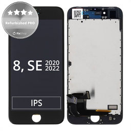 OLED/LCD Display Assembly για iPhone 8, SE (2020) | SE (2022) | Μαύρο, Black | Refurbished PRO